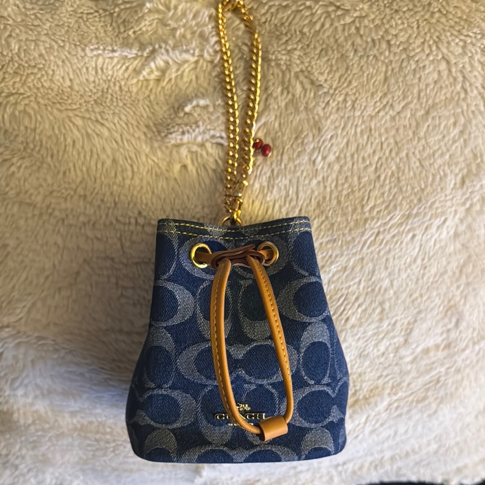 COACH Drawstring Wristlet
